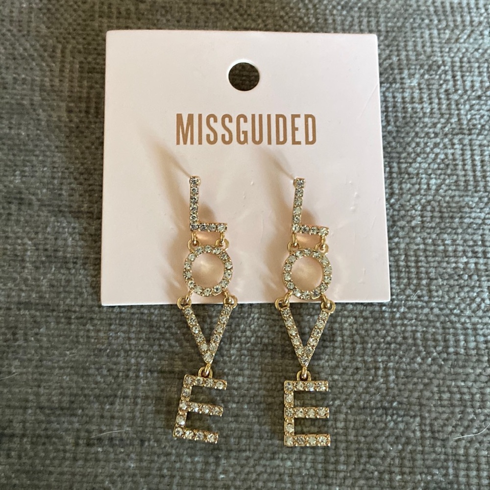 LOVE EARRINGS - Picture 2 of 2